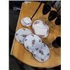 Image 2 : ROYAL VALE CHINA CUP AND SAUCER, CHINA PLATES AND 5 GLASSES