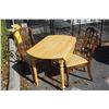 Image 1 : MAPLE DINING TABLE WITH 2 CHAIRS