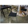 Image 3 : BLACK PINE DINING TABLE AND 2 BENTWOOD CHAIRS