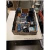 Image 1 : TRAY OF COMPUTER PARTS INCLUDING GRAPHICS CARDS