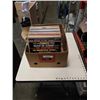 Image 1 : BOX OF RECORDS, CDS AND PHOTO ALBUMS