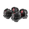 Image 1 : NEW PAIR OF BOWFLEX SELECTTEC 552 ADJUSTABLE DUMBBELLS UP TO 52.5LBS