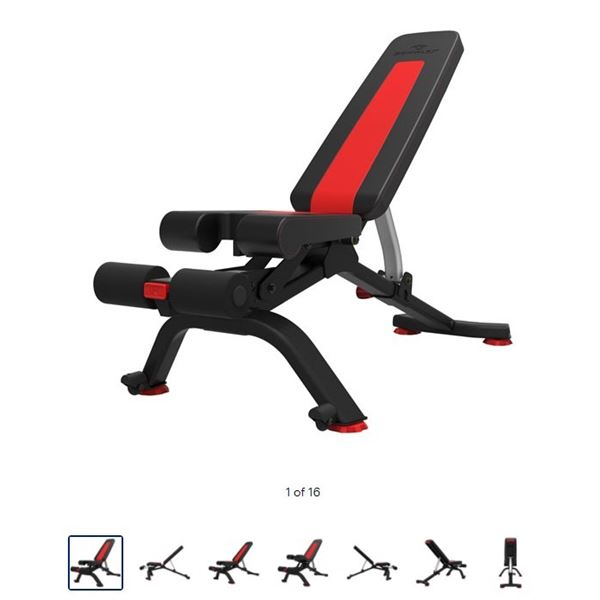 NEW BOWFLEX 5.1S STOWABLE BENCH