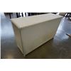 Image 3 : WHITE WICKER 6 DRAWER DRESSER W/ MIRROR AND HEADBOARD