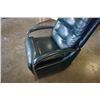 Image 2 : 1960s LAZBOY METAL FRAME LEATHER ROCKING RECLINER