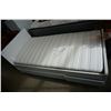 Image 1 : WHITE IKEA SINGLE SIZE BED FRAME WITH MATTRESS