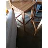 Image 4 : BAR HEIGHT TABLE WITH 3 BAR STOOLS