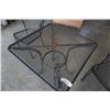 Image 4 : METAL 3 PIECE BISTRO SET - TABLE AND 2 CHAIRS