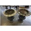 Image 1 : 2 STONE PLANTERS