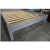 Image 2 : QUEENSIZE MODERN IKEA PLATFORM SLEIGH BED FRAME