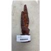 Image 2 : CARVED WOOD DOLPHINS AND SMALL WOOD CARVING - DAMAGED TAIL