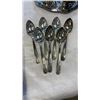 Image 11 : SIVLER PLATE CREAM AND SUGARS ON PLATTERS AND PLATED CUTLERY