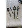 Image 14 : SIVLER PLATE CREAM AND SUGARS ON PLATTERS AND PLATED CUTLERY