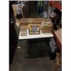Image 1 : 2 NEW MYSTERY ADVENTURE CLUB GAMES, NEW ROCK HEATER AND BOX OF CRAFT SUPPLIES