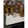 Image 2 : 2 BOXES OF CRYSTAL, FIGURES, GLASSWARE, VASES