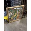Image 1 : NEEDLEPOINT CROSS STICH PICTURE