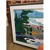 Image 3 : FRAMED 35" X 48" ACRYLIC ON BOARD BLUE HERON IN FLIGHT BY W H MAYBENG '95