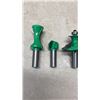 Image 3 : NEW 5 PIECE ROUTER BIT SET