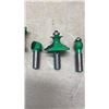 Image 4 : NEW 5 PIECE ROUTER BIT SET