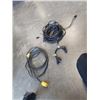 Image 1 : LOT OF POWER CABLES, EXTENTION CORD, CONVERSION PLUGS