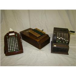 Lot Of Three Calculating Machines