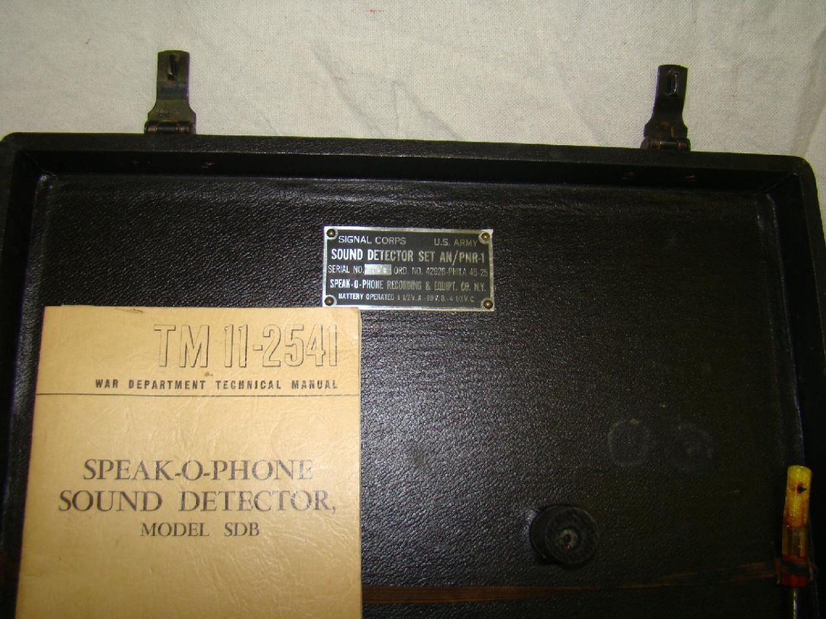 WW2 Signal Corps Surveillance Equipment