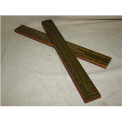 Two Nautical Slide Rules