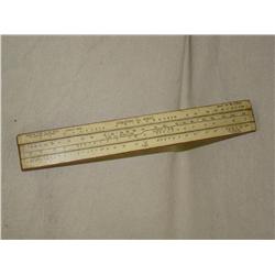 Barth's Slide Rule for Machine Operation