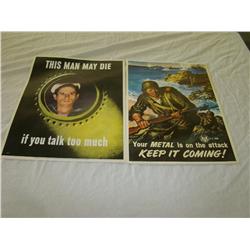 World War Two Posters. Lot of Two.