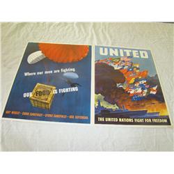World War Two Posters. Lot of Two.