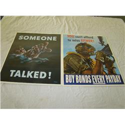 World War Two Posters. Lot of Two.