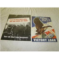 World War Two Posters. Lot of Two.