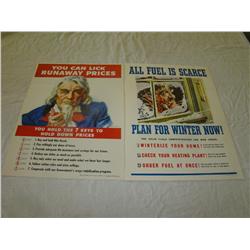 World War Two Poster Lot of Two.