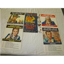 World War Two Poster Lot of Five.