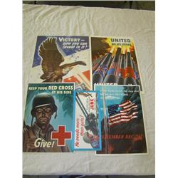 World War Two Poster Lot of Five.