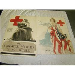 World War 1 Red Cross Poster Lot of 2.