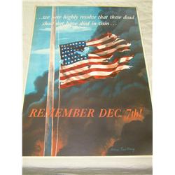 World War Two. Poster. Saalburg.