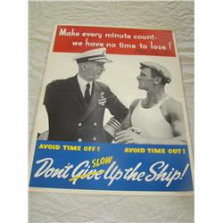 World War Two. Poster. Ernest King.