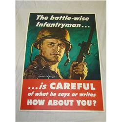 World War Two. Poster.  Schlaikjer.