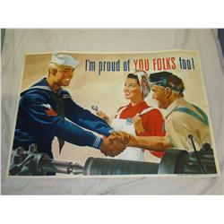 World War Two. Poster. Whitcomb.