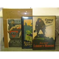 Lot of 3 World War One Posters                    