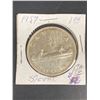 Image 1 : 1957 Canadian Silver Dollar - AU