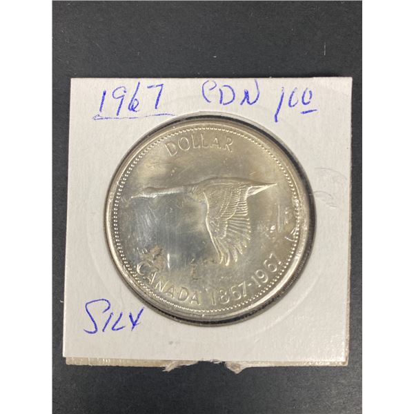 1967 Canadian Silver Dollar