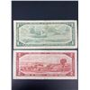 Image 3 : Lot of 5 Very Good Circulated Condition 1954 $1, $2, $5, $10, $20 Bills