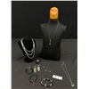 Image 1 : Lovely Silver and Black Costume Jewelry Lot