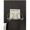 Image 3 : New Sterling Silver Earrings. Made in Italy