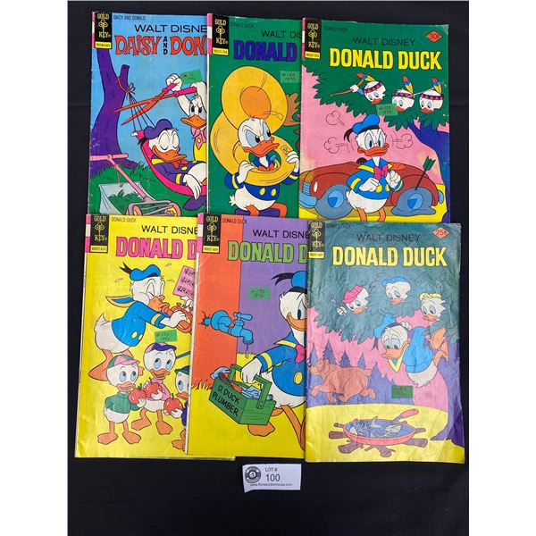 Lot of 6 Vintage Collectible Comic Books - Donald Duck