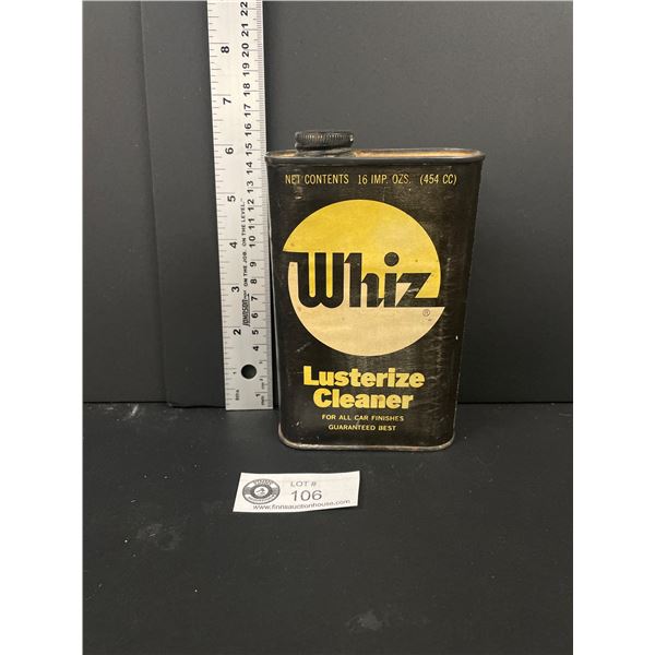 Whiz Lusterize Cleaner - 16 Imperial Ounce Tin