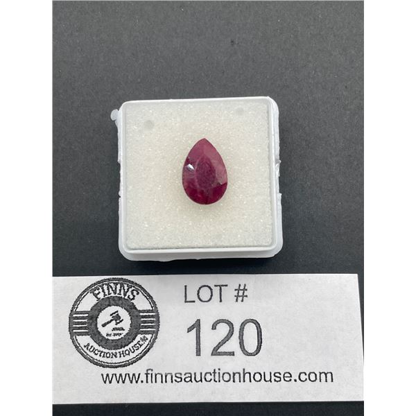 Natural Ruby 5.47 ct 12.04x8.14x5.86mm Pear Cut-Madagascar-Untreated