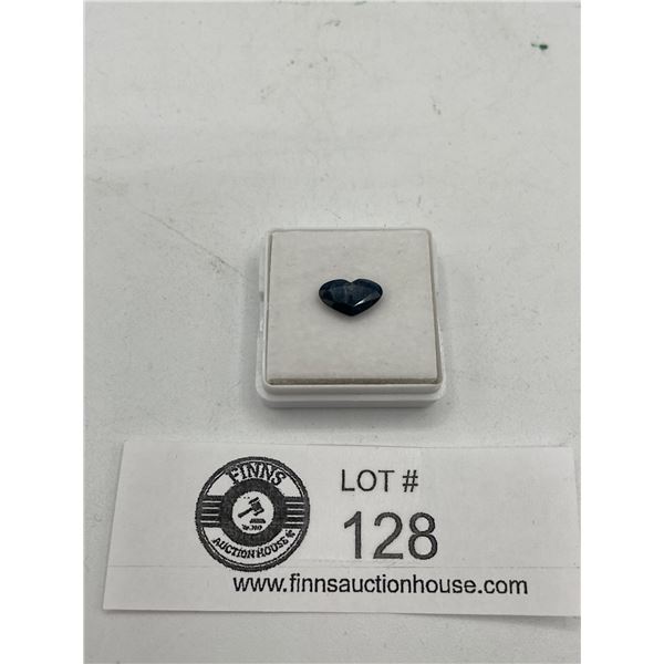 Natural Blue Sapphire 1.48 ct-10.01x6.50x2.34mm Heart Cut-Madagascar-Untreated